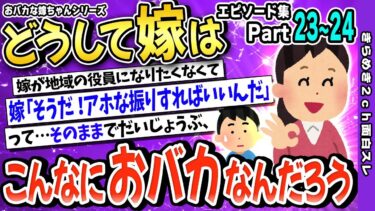 【きらめき2ch】【2ch面白いスレ】23～24どうして嫁はこんなにおバカなんだろう→おバカな嫁ちゃんたちが面白過ぎるｗｗｗ【ゆっくり解説】