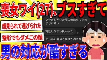 【鉄人28匹ギコ&しぃ】喪女(27)ワイ、ブスすぎてマチアプ男の対応が悲しすぎる…【2ch面白いスレゆっくり解説】