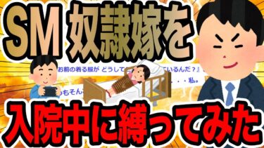 【2chで笑いを叫ぶ】SM奴隷嫁を入院中に縛ってみた【2ch修羅場スレ】