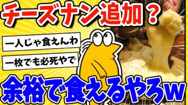 【2ch面白キッチン】【2ch面白いスレ】インド人「200円追加でチーズナンにできます」彡(ﾟ)(ﾟ)(腹減ってるし余裕で食えるやろ)→結果ｗｗｗ