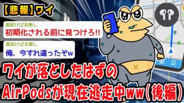 【2chおバカ問題児】【悲報】ワイが落としたはずのAirPods現在逃走中ww→後編ww【2ch面白いスレ】