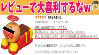 【2chバラエティ】【Amazonの闇】レビュー欄で大喜利してるヤバイ奴らが大暴れしてる件についてwww笑ったら寝ろwww【ゆっくり】