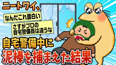 【なんJ民の巣窟】【2ch面白スレ】ワイ自宅警備員歴8年、泥棒を捕まえる【ゆっくり解説】