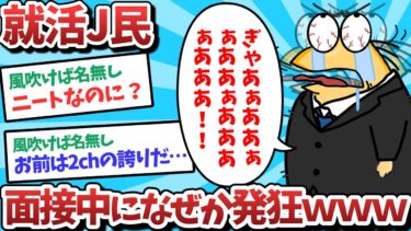 【俺たち天才なんJ民】【悲報】なんJ民、面接中になぜか発狂してしまうｗｗｗ【2ch面白いスレ】【ゆっくり解説】