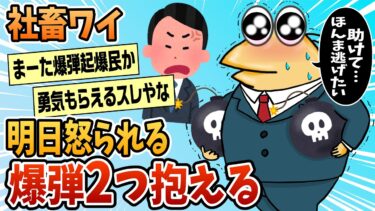 【なんJ民の巣窟】【2ch面白スレ】社畜ワイ、明日怒られる案件2つ抱えているんやが【ゆっくり解説】