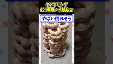 【2ch面白キッチン】【2ch面白いスレ】ポンデリング104個買い占めたったｗｗｗ