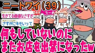 【2chの面白い話題】【2ch面白いスレ】「何もしてないのに、またお店を出禁にされたんだけどwww」【ゆっくり解説】【バカ】【悲報】