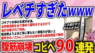 【2chウサバラ】コイツらの生活の知恵が明らかに常軌を逸してたwww腹筋崩壊コピペ90連発！