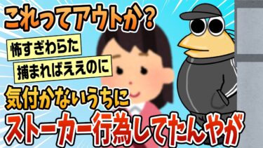 【なんJ民の巣窟】【2ch面白スレ】ワイ、気付かないうちにストーカー行為をしていた【ゆっくり解説】