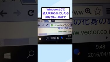 【2chが好きなんだお】【2ch面白いスレ】Windows10で拡大率500%にした結果…