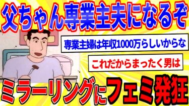 【鉄人28匹ギコ&しぃ】野原ひろし「専業主夫は年収1000万相当」←フェミさん発狂ｗｗｗ【2ch面白いスレゆっくり解説】