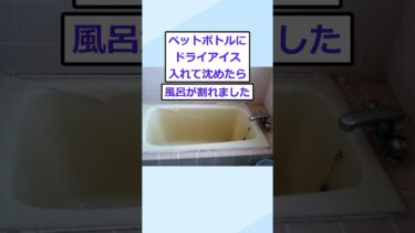 【2chが好きなんだお】【2ch面白いスレ】でんじろう爆弾作ったら風呂壊れた