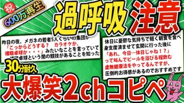 【2chウサバラ】【大総集編】暇な週末は息が止まるほど笑っとけwww600万人が笑った2時間耐久の腹筋崩壊コピペ