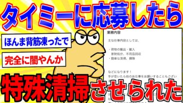 【鉄人28匹ギコ&しぃ】【閲覧注意】タイミーのバイトで特殊清掃やらされた【2ch面白いスレゆっくり解説】