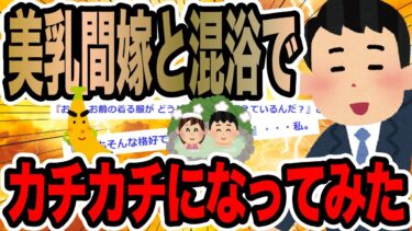 【2chで笑いを叫ぶ】美乳間嫁と混浴でカチカチになってみた【2ch修羅場スレ】