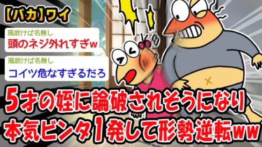 【2chおバカ問題児】【バカ】5才の姪に論破されそうになったから本気ビンタ１発で形勢逆転したww【2ch面白いスレ】