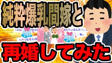 【2chで笑いを叫ぶ】純粋爆乳間嫁と再婚してみた【2ch修羅場スレ】