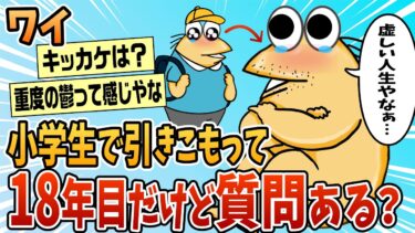 【なんJ民の巣窟】【2ch面白スレ】引きこもり歴18年の者やが質問ある？【ゆっくり解説】