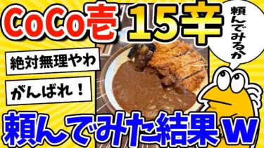 【2ch面白キッチン】【2ch面白いスレ】CoCo壱の15辛カレー、食いに行くwww