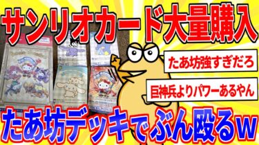 【鉄人28匹ギコ&しぃ】サンリオのカードゲーム大量購入！「たあ坊ビートデッキ」完成させるぞｗｗｗ【2ch面白いスレゆっくり解説】