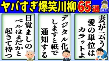 【2chバラエティ】【総集編】爆笑川柳65選がツッコミどころ満載だったwww笑ったら寝ろwww【ゆっくり】