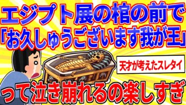 【鉄人28匹ギコ&しぃ】エジプト展の棺の前で「お久しゅうございます我が王」って泣き崩れるの楽しすぎ【2ch面白いスレゆっくり解説】