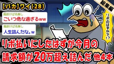 【2ch人情屋台】【バカ】リボ払いにしたはずが来月の請求額が20万超え詰んだ。他4本を加えた総集編【2ch面白いスレ】