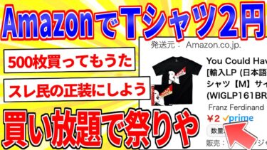 【鉄人28匹ギコ&しぃ】【乞食速報】AmazonでTシャツ１枚２円で爆買い祭り【2ch面白いスレゆっくり解説】