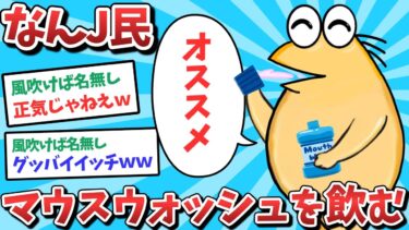 【俺たち天才なんJ民】【悲報】なんJ民、マウスウォッシュを飲んでしまうｗｗｗ【2ch面白いスレ】【ゆっくり解説】