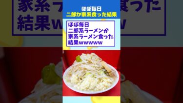 【なんJ民の巣窟】【2ch面白】ワイ、ほぼ毎日二郎系ラーメン食った結果w