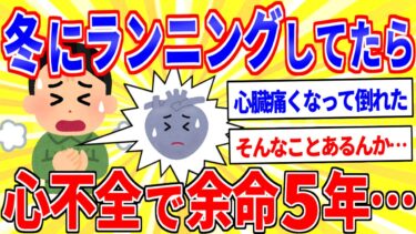 【鉄人28匹ギコ&しぃ】【悲報】冬にランニングしたら心不全発症で余命5年を宣告された【2chゆっくり解説】