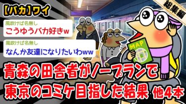 【2ch人情屋台】【バカ】田舎っぺがコミケ目当てに東京来た結果。他4本を加えた総集編【2ch面白いスレ】