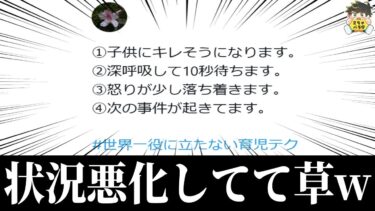 【2chバラエティ】【共感しかない】”世界一役に立たない育児テク”があるあるすぎるwww笑ったら寝ろwww【ゆっくり】