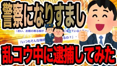 【2chで笑いを叫ぶ】警察になりすまし乱コウ中に逮捕してみた【2ch修羅場スレ】