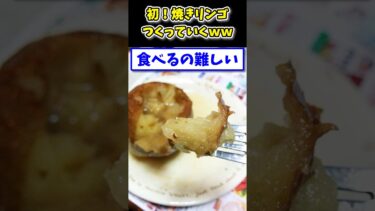 【2ch面白キッチン】【2ch面白いスレ】初めて焼きリンゴ作った結果がコチラwww