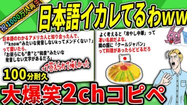 【2chウサバラ】外国から見た日本語絶望的すぎて草ｗｗｗ100分耐久!腹筋崩壊2chコピペ