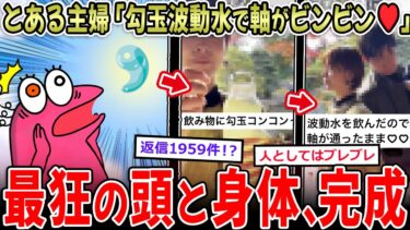 【イッチーズ】【ｽﾋﾟｯｯ】主婦「水に勾玉ｺﾝｺﾝｯ…波動水完成♥️」→最狂の頭と身体を手にする【2ch面白いスレ】