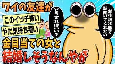 【なんJ民の巣窟】【2ch面白スレ】友達が金目当ての女と結婚しそうだから止めたい【ゆっくり解説】