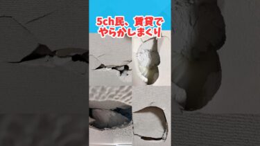 【2chホウソウキョク】【2chスレ】5ch民、賃貸でやらかしまくりな模様