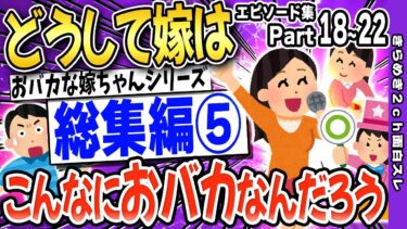 【きらめき2ch】【2ch面白いスレ】【総集編⑤】どうして嫁はこんなにおバカなんだろう【ゆっくり解説】Part18～22