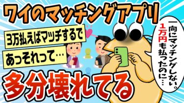 【なんJ民の巣窟】【2ch面白スレ】 ワイのマッチングアプリ、何かがおかしい【ゆっくり解説】