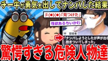 【イッチーズ】【わァ…】チー牛、勇気を出してナンパするも逮捕されてしまう…【2ch面白いスレ】