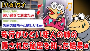 【2ch人情屋台】【バカ】姉の奇行がひどかった件について→隠された秘密を知ってしまったww【2ch面白いスレ】